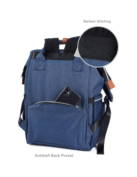 Mochila de Pañales NeoTech Care Azul 28L con Cambiador