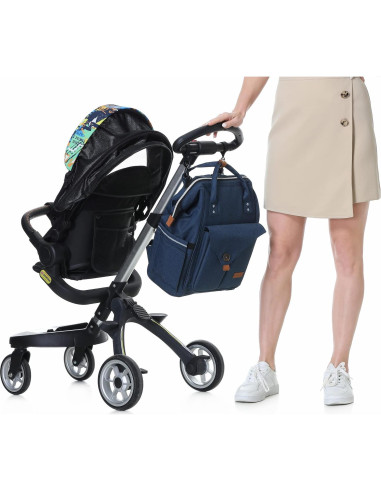 Mochila de Pañales NeoTech Care Azul 28L con Cambiador