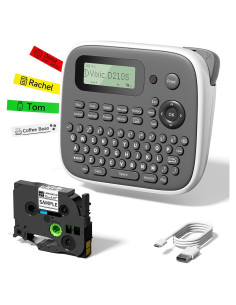 Etiquetadora Vixic D210S Portátil con Cinta Laminada 12mm