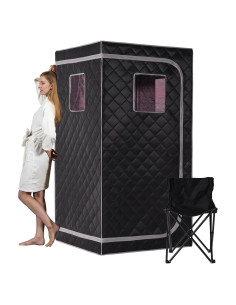 Sauna Infrarroja Portátil Hoolife para 1 Persona 86x169cm