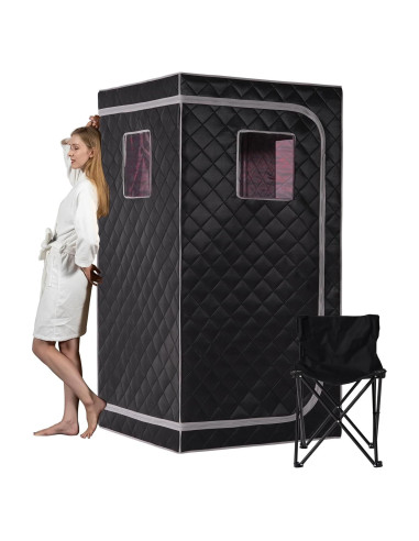 Sauna Infrarroja Portátil Hoolife para 1 Persona 86x169cm