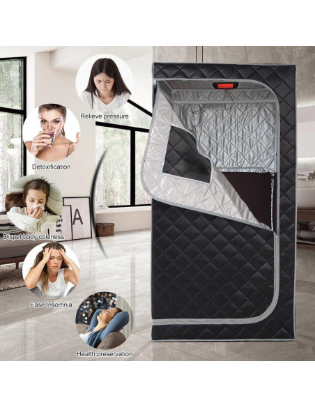 Sauna Infrarroja Portátil Hoolife para 1 Persona 86x169cm