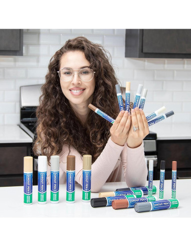 Marcador de Juntas Beige Rainbow Chalk 5mm - Paquete de 3