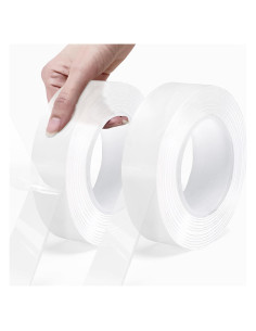 Cinta Doble Cara Nano Valley'sYuMiao 2 Rollos 20ft Transparente