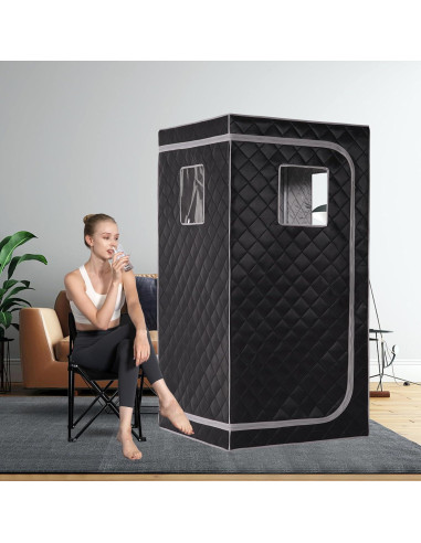 Sauna Infrarroja Portátil Hoolife para 1 Persona 86x169cm