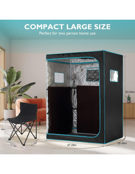 Sauna Portátil Smartmak HL-Infrared2 para 2 Personas