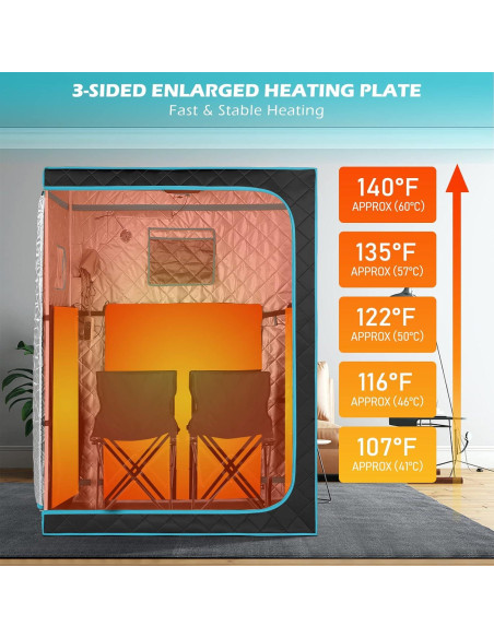 Sauna Portátil Smartmak HL-Infrared2 para 2 Personas