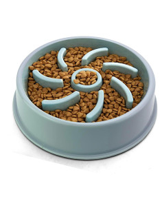 Tazón de Comida para Perros PetBox Azul con Alimentación Lenta