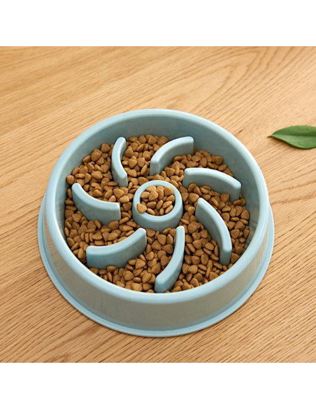 Tazón de Comida para Perros PetBox Azul con Alimentación Lenta