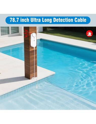 Detector de Nivel de Agua Daytech 3PC 100dB Alarma Inundación