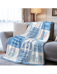 Manta de Bautismo HEIFAM 127x101cm Franela Unisex 2