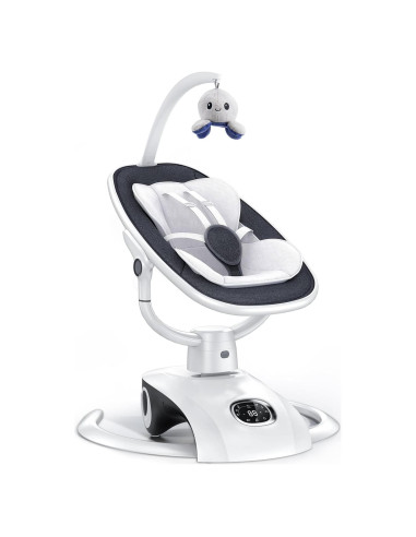 Columpio Eléctrico para Bebés VaVaSoo BY058 6 Movimientos 5 Velocidades