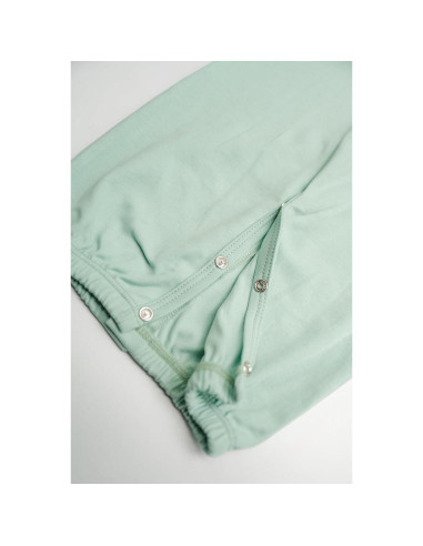 Bata Convertidora Bebé 100% Algodón Pima Recién Nacido Verde