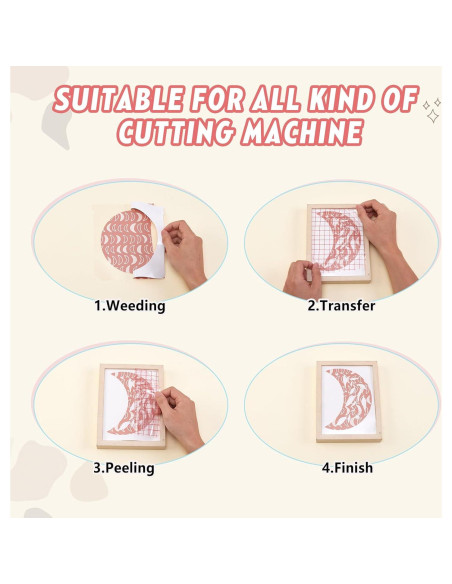 Vinilo Adhesivo Permanente Boho Tintnut 10 Hojas 30.48x25.4cm