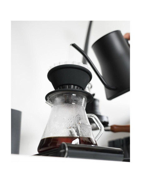 Goteador de Café Normcore 2-en-1 Acero Inoxidable Negro 1-2 Tazas