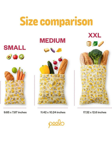 Envoltura de Alimentos de Cera de Abeja Peelo 24.5x20 cm Abstracto