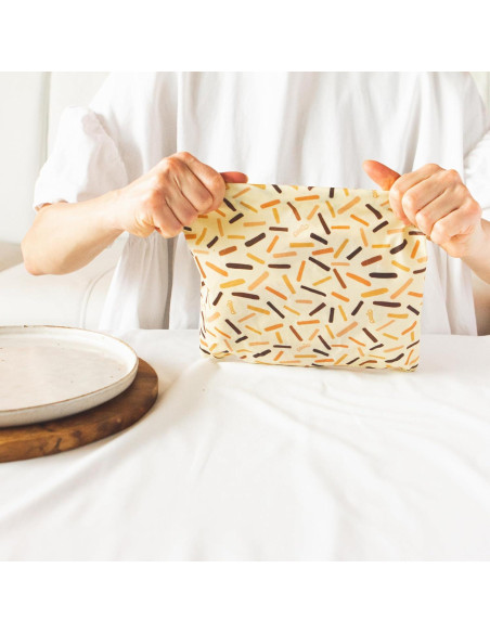 Envoltura de Alimentos de Cera de Abeja Peelo 24.5x20 cm Abstracto