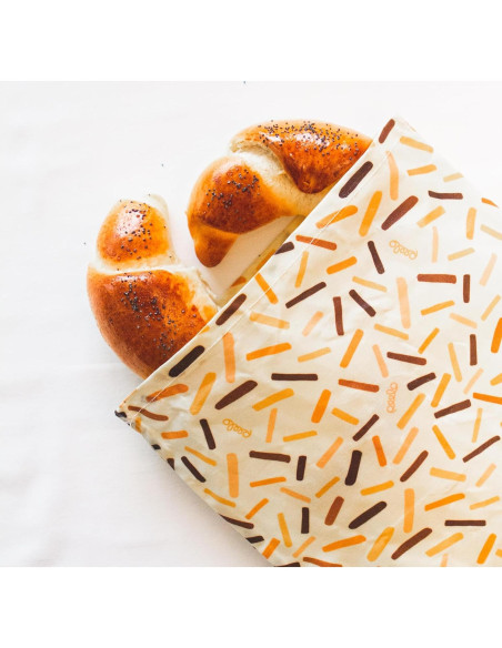 Envoltura de Alimentos de Cera de Abeja Peelo 24.5x20 cm Abstracto