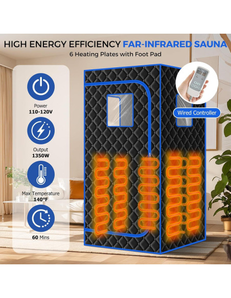 Sauna Infrarroja Portátil Hoolife SMT-016 para 1 Persona