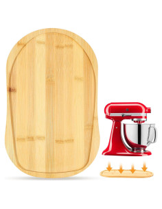 Alfombrilla Deslizante de Bambú para Mezclador KitchenAid 4.5-5 Qt