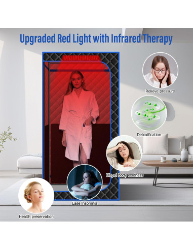 Sauna Infrarroja Portátil Hoolife SMT-016 para 1 Persona