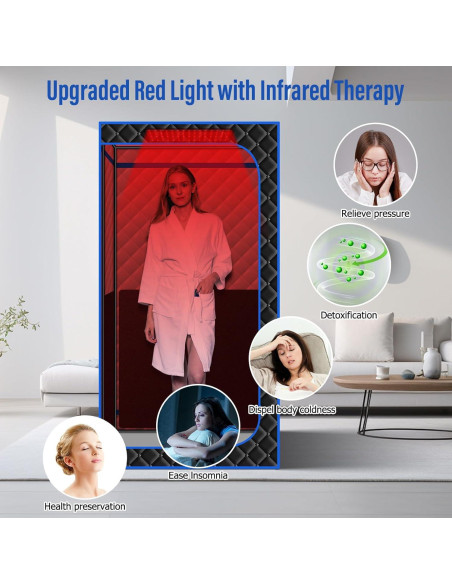 Sauna Infrarroja Portátil Hoolife SMT-016 para 1 Persona