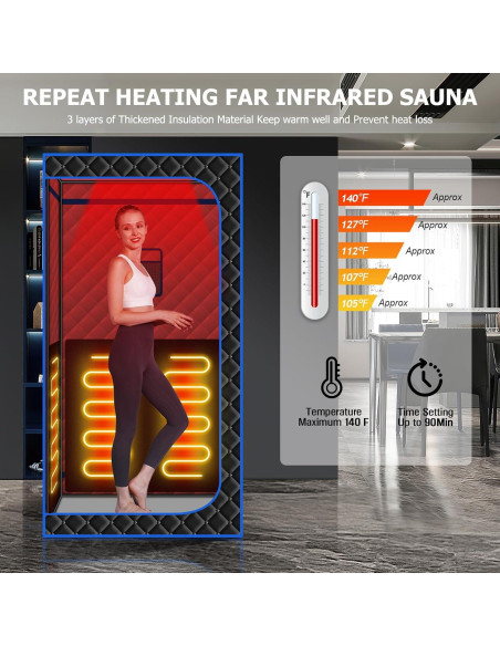 Sauna Infrarroja Portátil Hoolife SMT-016 para 1 Persona