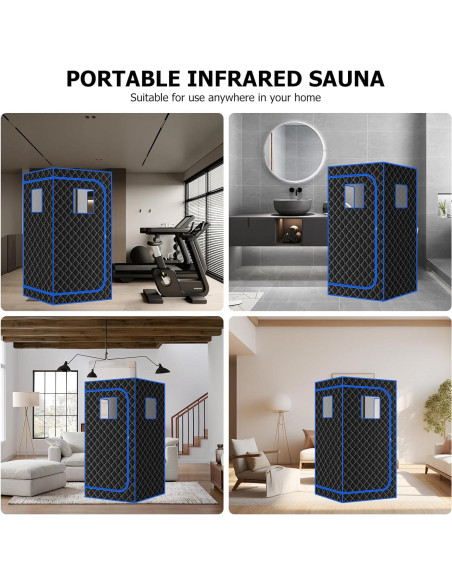 Sauna Infrarroja Portátil Hoolife SMT-016 para 1 Persona