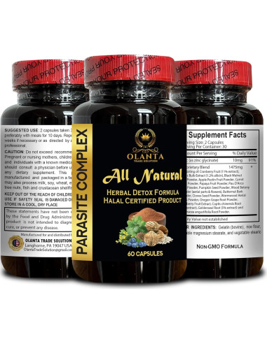 Complejo de Parásitos Vitalabs - 60 Cápsulas - Salud Digestiva