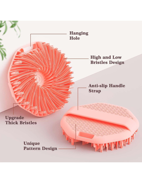 Set 2 PCS Exfoliantes Faciales y Corporales Manmihealth Rosa