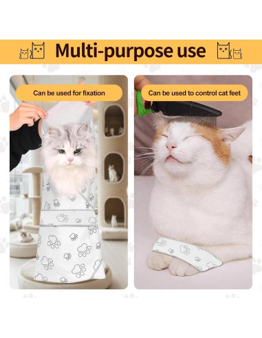 Envoltura Autoadhesiva para Gatos Turesmith 70x70 cm Gris Claro