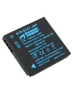 Batería Wasabi Power BCK7 para cámaras Panasonic 1100mAh