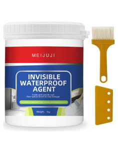 Sellador Impermeable Transparente Meijuji 1 kg para Techos y Paredes