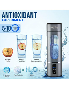 Generador de Agua Hidrógeno JolyBay 280ML con Temporizador 2
