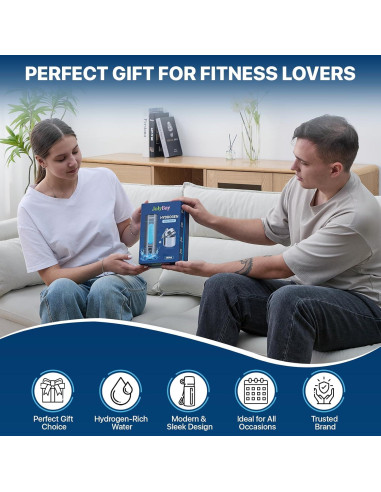 Generador de Agua Hidrógeno JolyBay 280ML con Temporizador