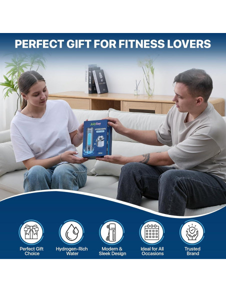 Generador de Agua Hidrógeno JolyBay 280ML con Temporizador