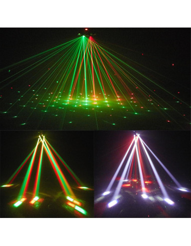 Luces de Cabeza Móvil GNCNSHK DJ 06 150W RGBW 6-en-1