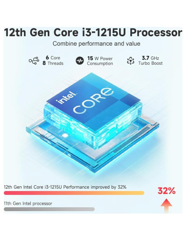 Laptop NIMO 15.6" FHD Intel i3-1215U 8GB RAM 256GB SSD