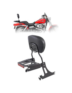 Respaldo Sissy Bar Kinglemc para Harley Dyna 2006-2017 Negro
