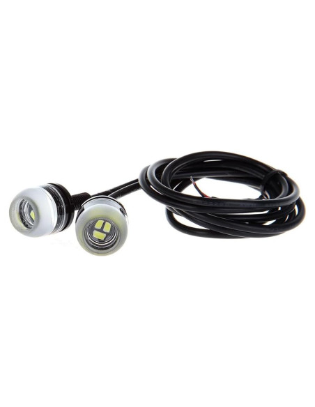 ECCPP Luz de Niebla LED 18mm para Acura, Cadillac y Chevrolet