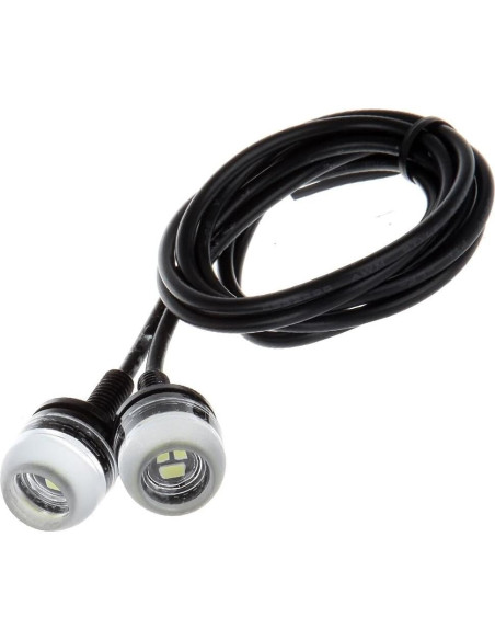 ECCPP Luz de Niebla LED 18mm para Acura, Cadillac y Chevrolet