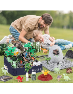 Kit Excavación Dinosaurios Jumbo Woumserta 2 Huevos 12 Figuras 2