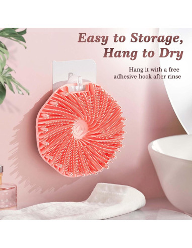 Set 2 PCS Exfoliantes Faciales y Corporales Manmihealth Rosa