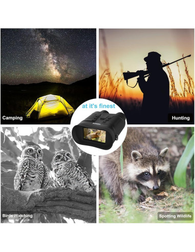 Binoculares de Visión Nocturna AUPABU 4K 6X Zoom Digital