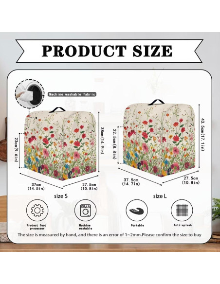 Cubierta para Mezclador de Pie Hzeswody Impermeable con Bolsillos