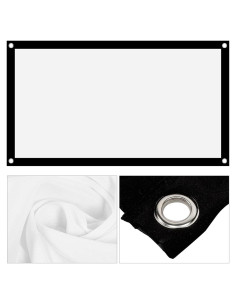 Pantalla de proyector portátil GOWENIC 101.6 cm plegable y lavable