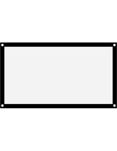 Pantalla de proyector portátil GOWENIC 101.6 cm plegable y lavable