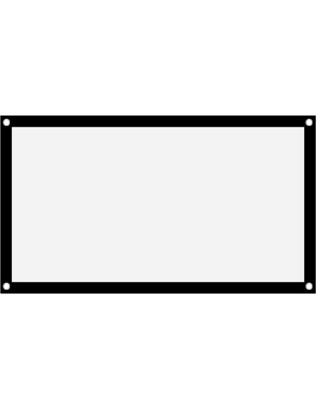 Pantalla de proyector portátil GOWENIC 101.6 cm plegable y lavable