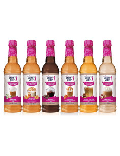 Sirope de Café Sin Azúcar Jordan - Paquete de 6 Sabores 750 ml