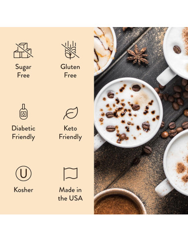 Sirope de Café Sin Azúcar Jordan - Paquete de 6 Sabores 750 ml